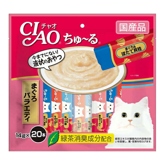 チャオ CIAO ちゅ~る まぐろバラエティ ちゅーる いなば 猫 おやつ 国産
