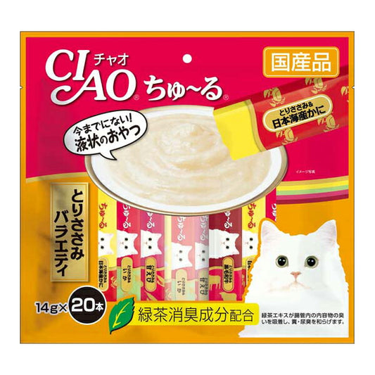 チャオ CIAO ちゅ~る とりささみバラエティ ちゅーる いなば 猫 おやつ 国産