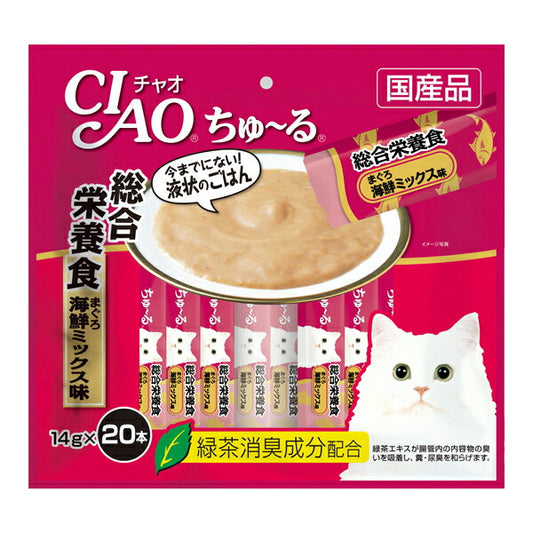 チャオ CIAO ちゅ~る 総合栄養食 まぐろ 海鮮ミックス味 ちゅーる いなば 猫 おやつ 国産