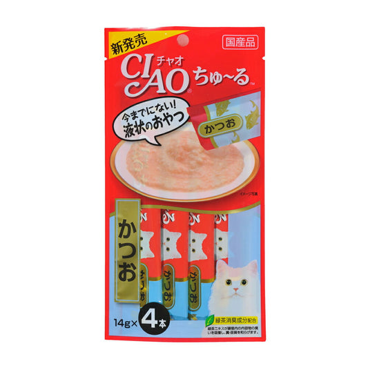 チャオ CIAO ちゅ~る かつお ちゅーる いなば 猫 おやつ 国産