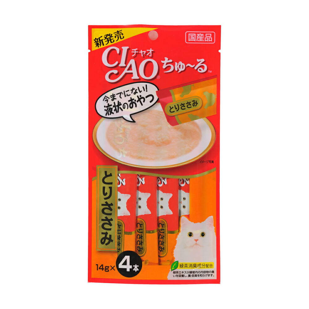 チャオ CIAO ちゅ～る とりささみ ちゅーる いなば 猫 おやつ 国産