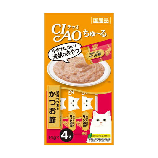 チャオ CIAO ちゅ~る 宗田かつお&かつお節 ちゅーる いなば 猫 おやつ 国産