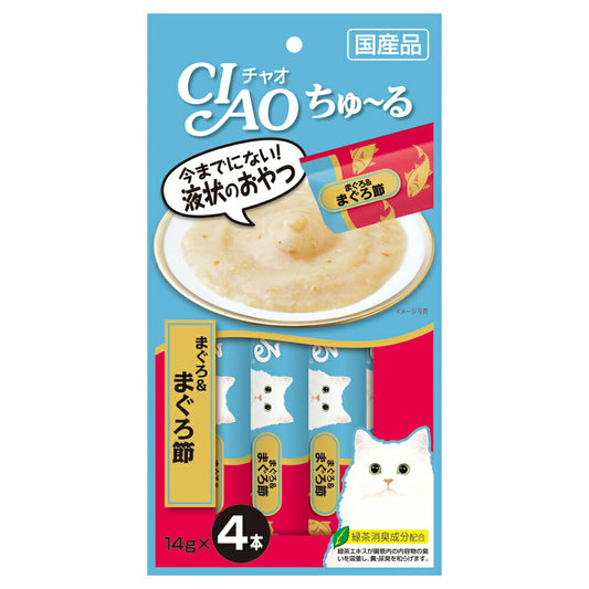チャオ CIAO ちゅ~る まぐろ&まぐろ節 ちゅーる いなば 猫 おやつ 国産