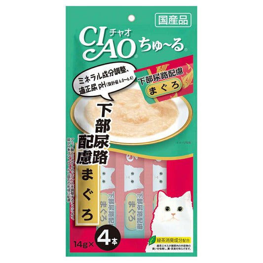 チャオ CIAO ちゅ~る 下部尿路配慮 まぐろ ちゅーる いなば 猫 おやつ 国産
