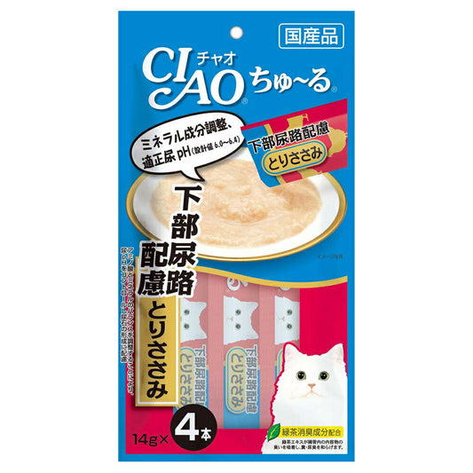 チャオ CIAO ちゅ~る 下部尿路配慮 とりささみ ちゅーる いなば 猫 おやつ 国産