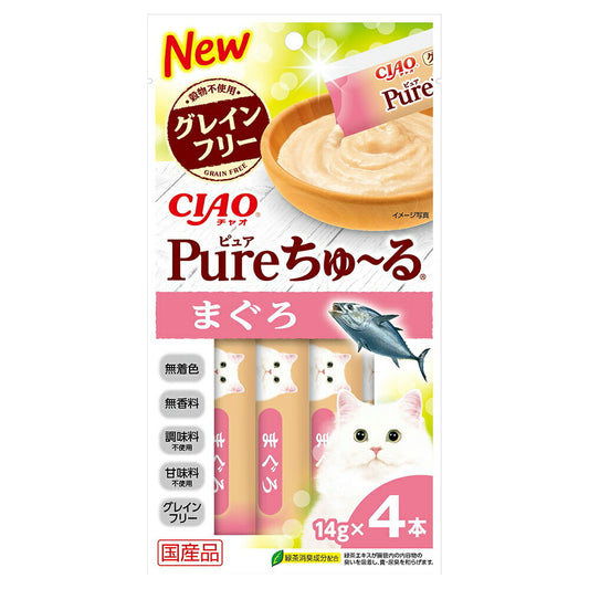 チャオ CIAO Pureちゅ～る まぐろ ちゅーる いなば 猫 おやつ 国産 無添加