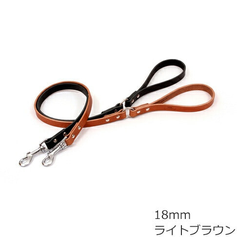 コロコ 栃木レザー リード 18mm ライトブラウン本革