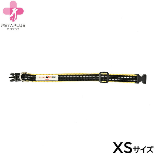ペタプラス YORISOUカラー 犬用首輪 XS イエロー【送料無料】 スパオール テラクール 血行 疲労 リラクゼーション 健康サポート 老犬