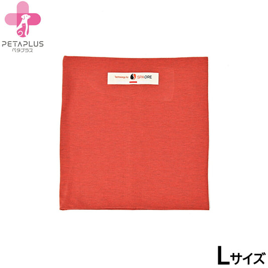 ペタプラス HARAMAKI 犬猫用腹巻 L レッド【送料無料】 スパオール テラクール 血行 疲労 リラクゼーション 健康サポート 老犬 冷え ヘルニア