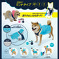 ドギーマン スポーティーレインウェア アーバンスタイル MD号 ピンク×ネイビー 犬 雨具 カッパ