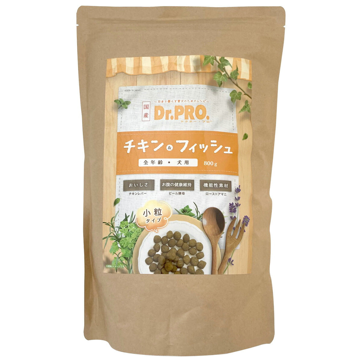 ドクタープロ Dr.PRO チキン＆フィッシュ オールステージ 800g ドッグフード 国産 犬