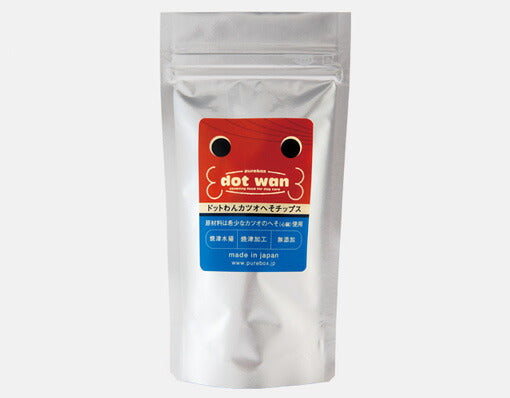 ドットわん カツオへそチップス 60g 国産 無添加 犬用おやつ