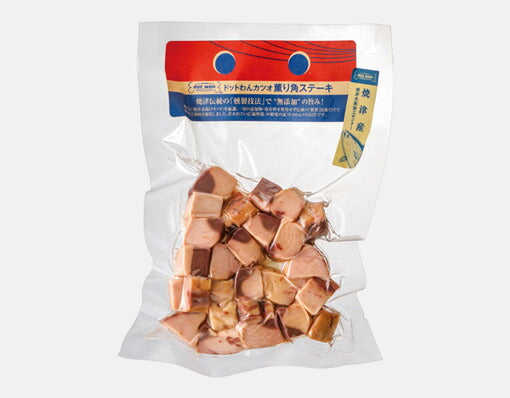 ドットわん カツオ薫り角ステーキ 70g 国産 無添加 犬用おやつ