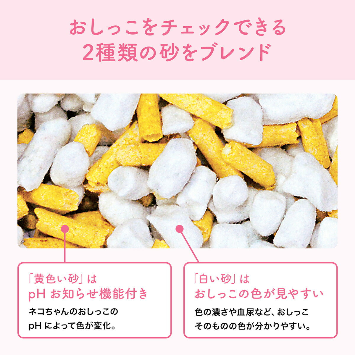 エリエール キミおもい おしっこチェックできる 固まる紙のネコ砂 7L
