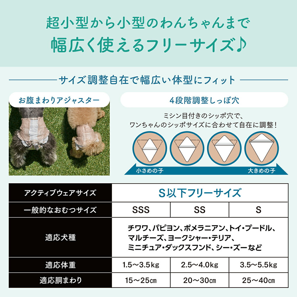 エリエール キミおもい アクティブウェア SSS-S 30枚×4袋【送料無料】