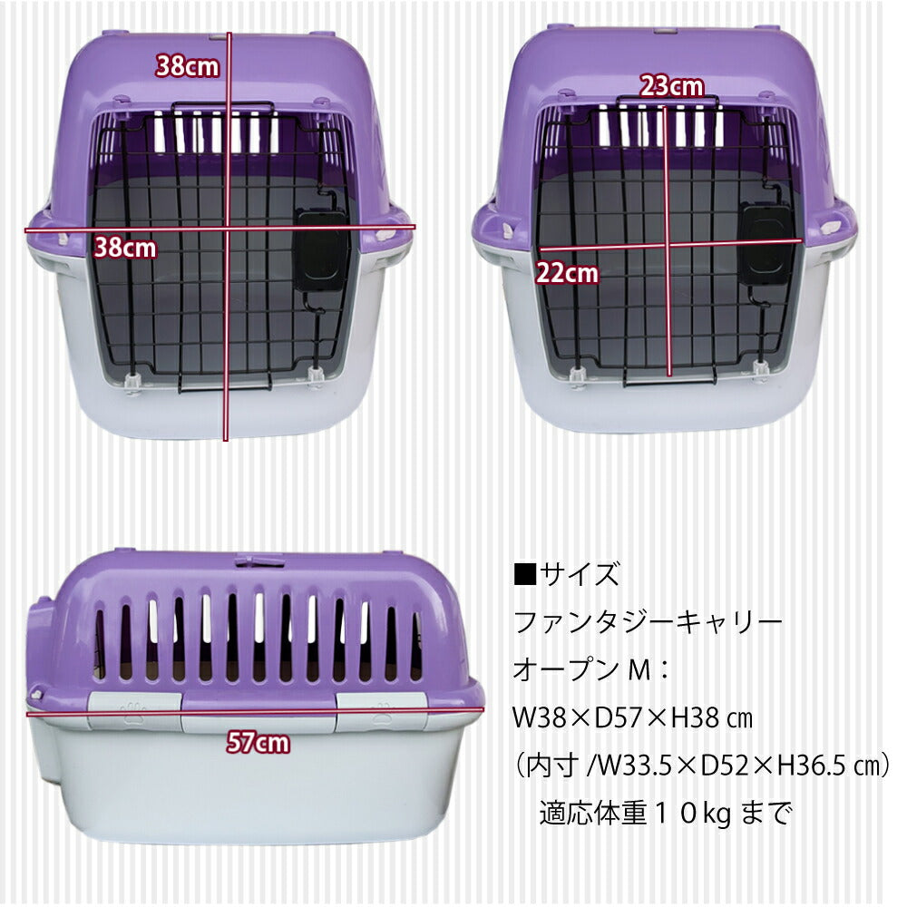 ファンタジーワールド ファンタジーキャリー オープン M パープル