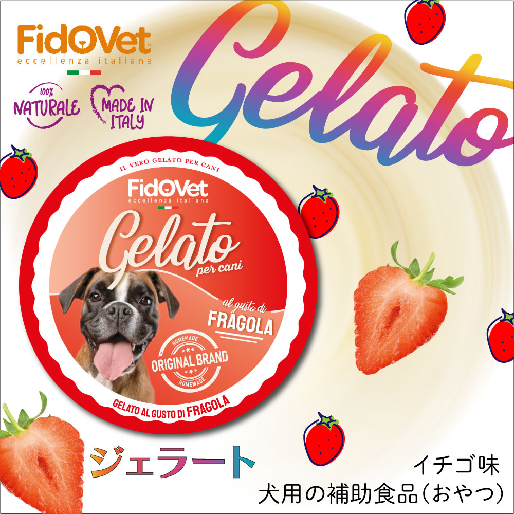 FidoVet フィドベット ジェラート ストロベリー 40g