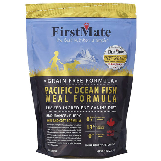 ファーストメイト ドッグフード パシフィックオーシャンフィッシュ エンデュランス/パピー 1kg 無添加/グレインフリー/穀物不使用/ドッグフード/犬用品/ペットグッズ/ペット用品
