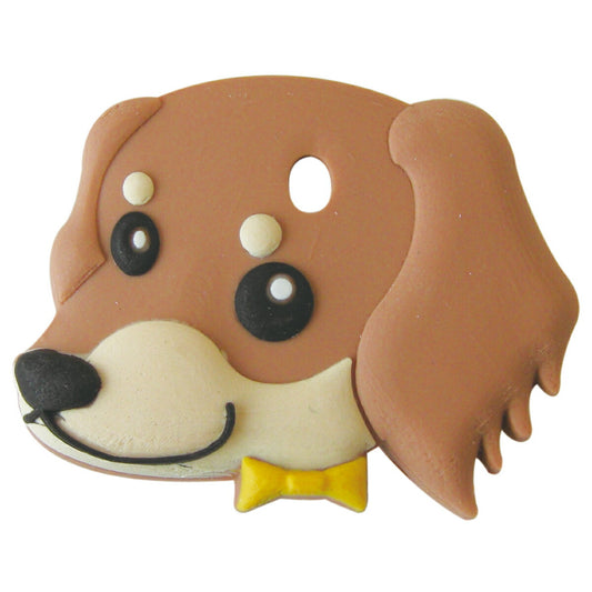 ワールド商事 ペットキーカバー 犬 ダックスフンド チョコレート＆タン