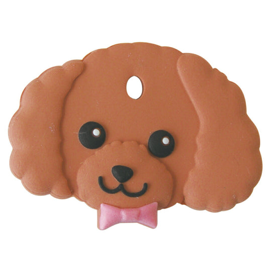 ワールド商事 ペットキーカバー 犬 プードル レッド