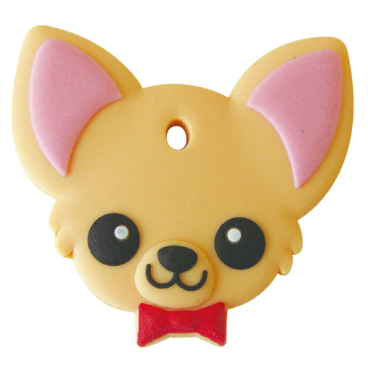 ワールド商事 ペットキーカバー 犬 チワワ レッド