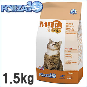 フォルツァ10 キャットフード ミスターフルーツ アダルトインドア 1.5kg プレミアム 猫 猫用品/ねこグッズ/ペット用品