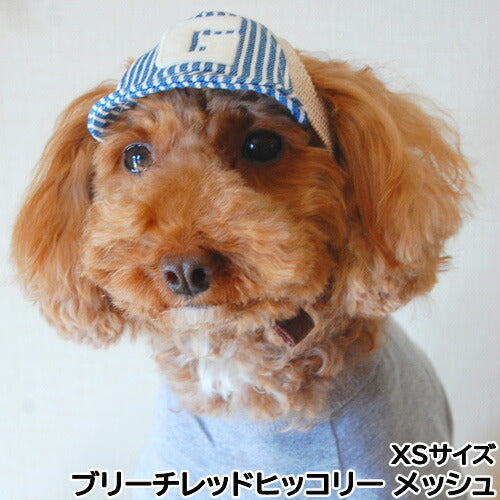 犬の帽子 ガーデンオブエデン デニム&ヒッコリーキャップ XS ブリーチレッドヒッコリー メッシュ【送料無料】