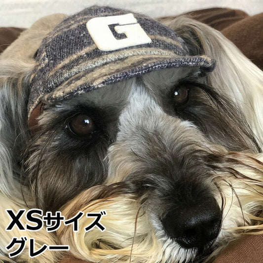 犬の帽子 ガーデンオブエデン ベースボールCAP(flannel) XS グレー おしゃれ 可愛い 小型犬