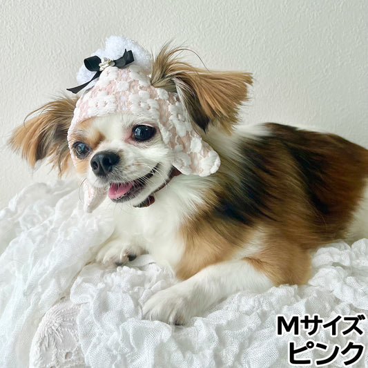 犬の帽子 ガーデンオブエデン カメリアボンパイロット M ピンク【送料無料】