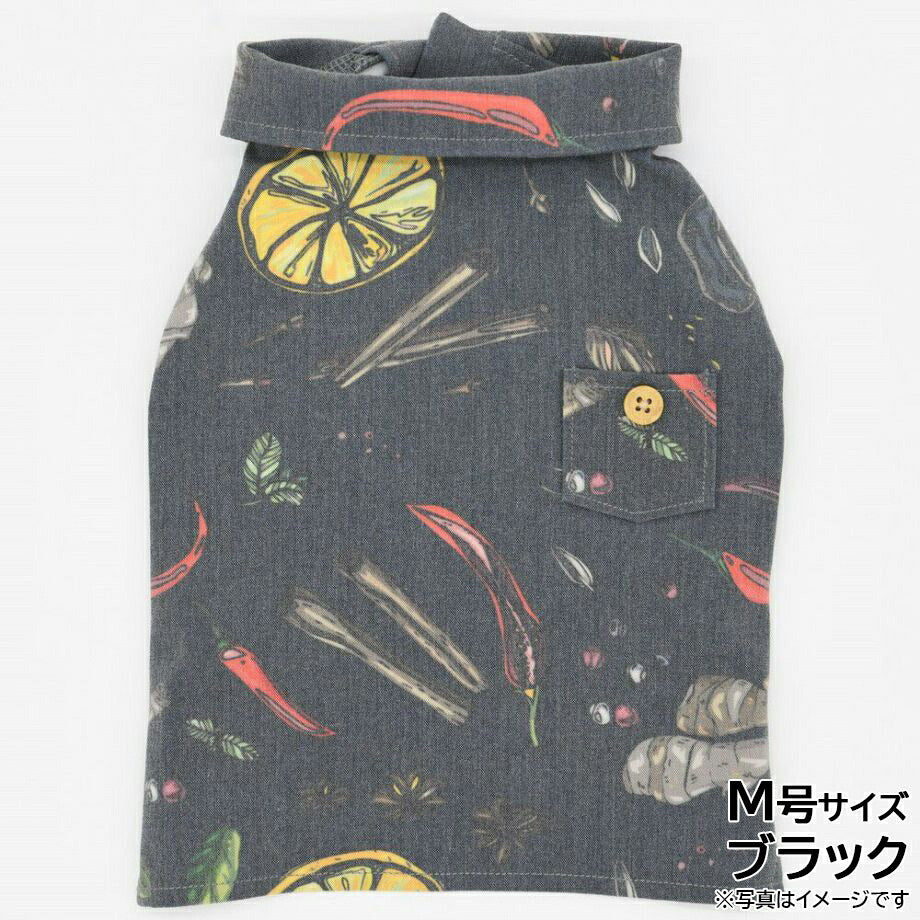 マンハッタンウォーキータイム MANHATTAN WALKY TIME！ 総柄シャツ M号 ブラック
