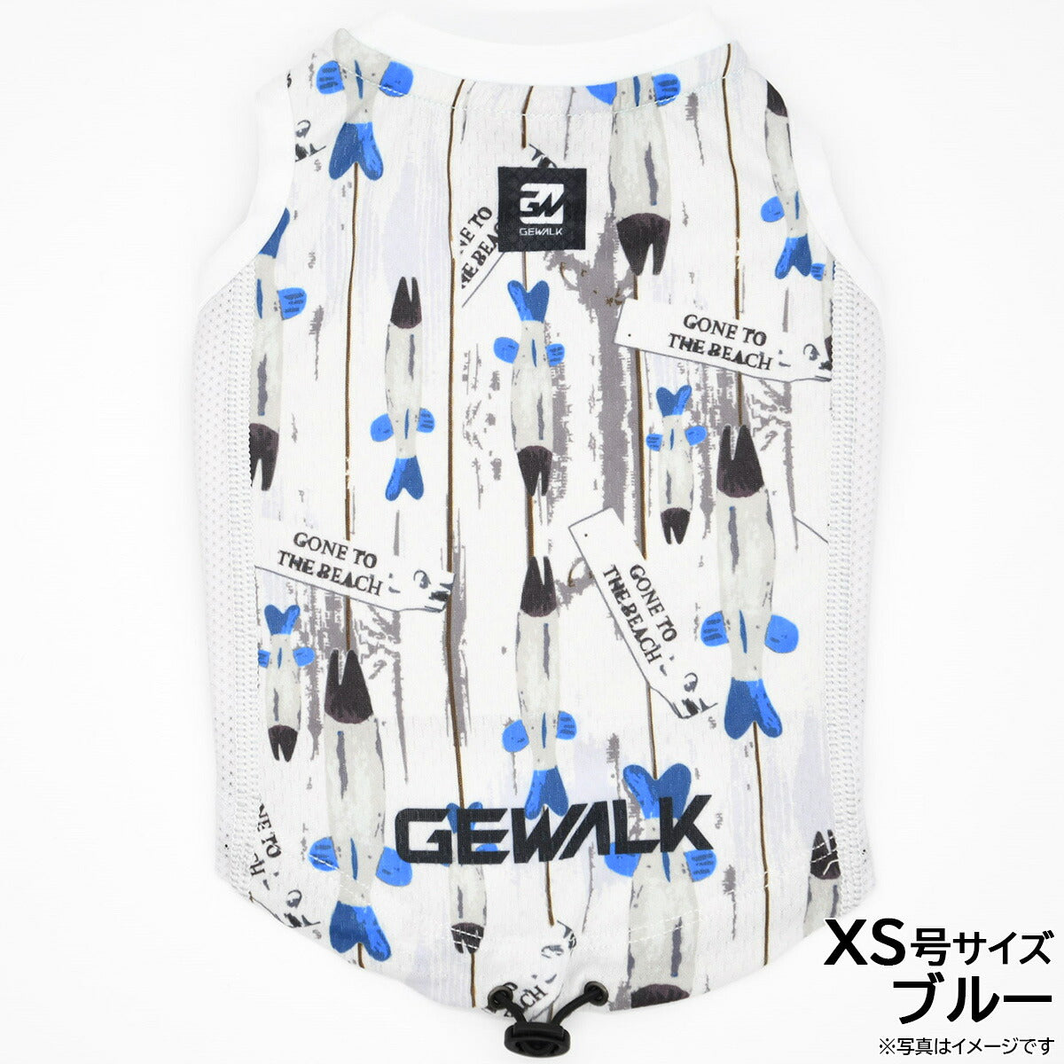 ジウォーク GEWALK 515 アクティブ クーリング タンクトップ XS号 ブルー