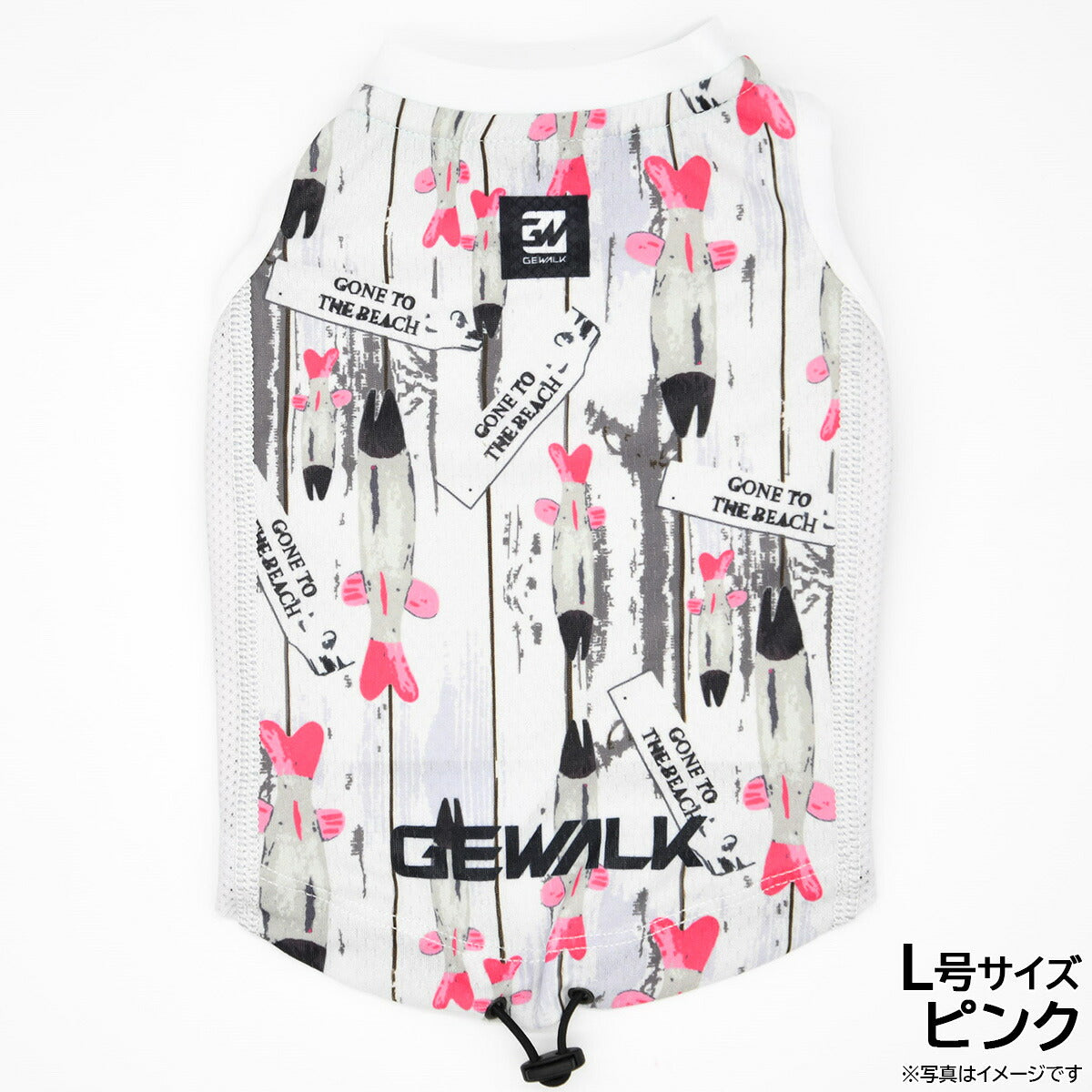 ジウォーク GEWALK 515 アクティブ クーリング タンクトップ L号 ピンク