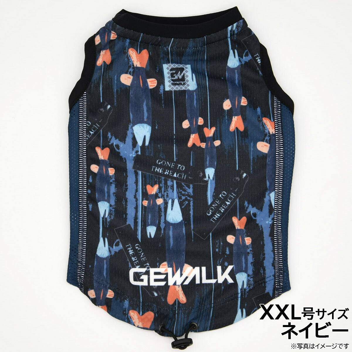 ジウォーク GEWALK 515 アクティブ クーリング タンクトップ XXL号 ネイビー