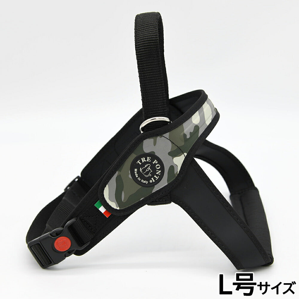 トレポンティ TREPONTI プリモ カモフラージュ ハーネス L号 グレーカモ【送料無料】