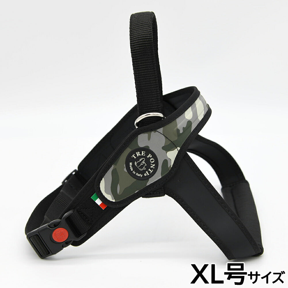 トレポンティ TREPONTI プリモ カモフラージュ ハーネス XL号 グレーカモ【送料無料】