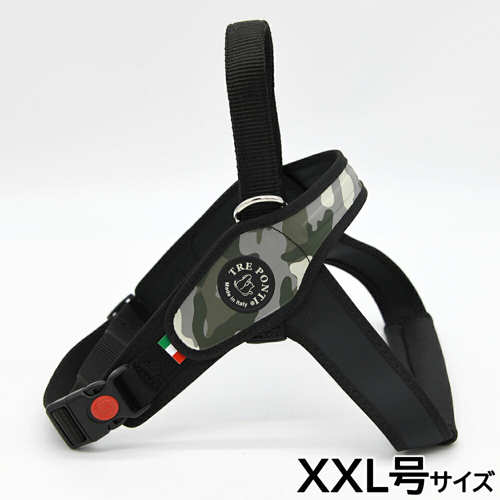トレポンティ TREPONTI プリモ カモフラージュ ハーネス XXL号 グレーカモ【送料無料】