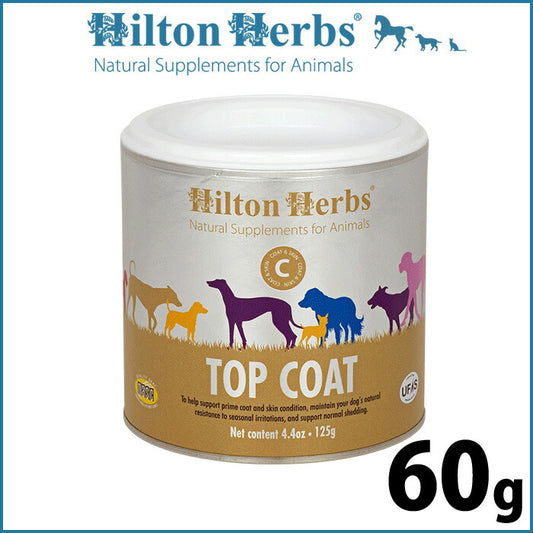 ヒルトンハーブ トップコート 60g サプリメント ハーブ 皮膚・被毛のサポート