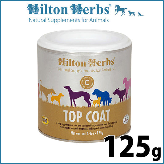 ヒルトンハーブ トップコート 125g サプリメント ハーブ 皮膚・被毛のサポート