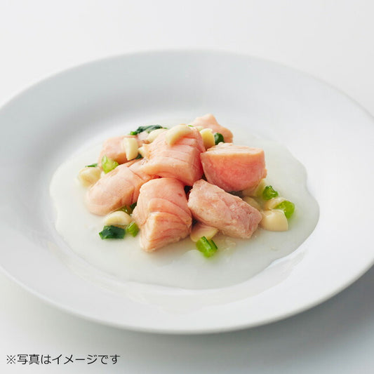 阪急ハロードッグ ハローキャット ねこちゃんのヘルシーお惣菜 鮭と小松菜のあんかけ煮 70g(無添加 ユーグレナ ミドリムシ 猫)