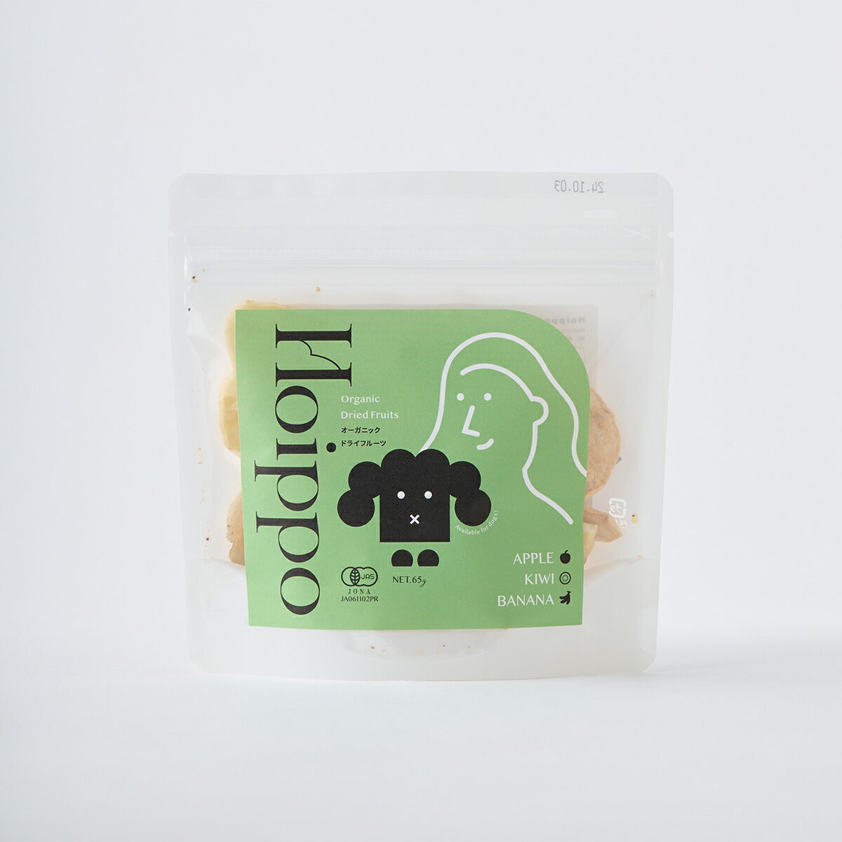 Hoippo（ホイッポ） 愛犬と一緒に食べれる オーガニックドライフルーツアソート（有機アップル・有機キウイ・有機バナナ） 65g