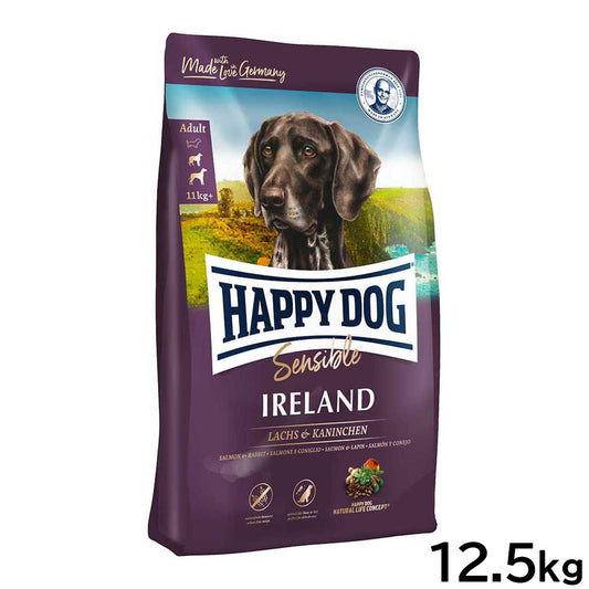 ハッピードッグ HAPPY DOG ドッグフード センシブル アイルランド サーモン＆ラビット スキンケア（成犬～シニア犬用） 12.5kg【送料無料】
