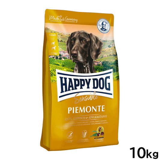 ハッピードッグ HAPPY DOG ドッグフード センシブル ピエモンテ(グレインフリー、ポテトフリー)ダック&シーフィッシュ アレルギーケア(成犬~シニア犬用) 10kg【送料無料】