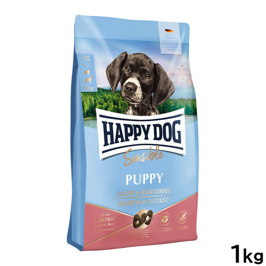 ハッピードッグ HAPPY DOG ドッグフード ヤング センシブル パピー サーモン&ポテト(中~大型犬) 1kg