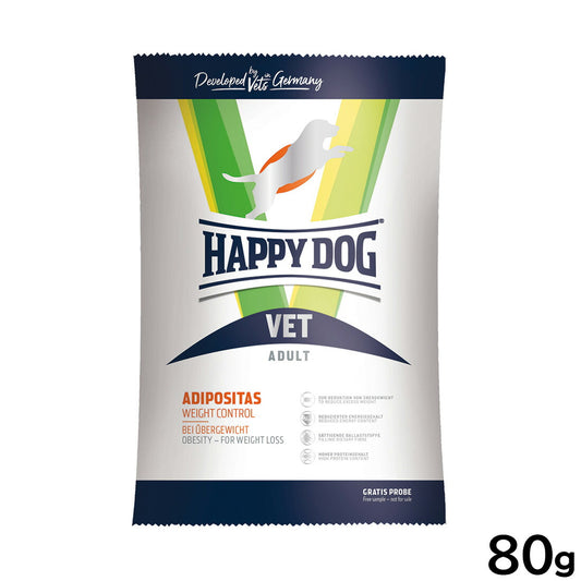 ハッピードッグ HAPPY DOG VET ドッグフード 犬用療法食 アディポシタス（肥満ケア） 80g