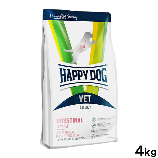 ハッピードッグ HAPPY DOG VET ドッグフード 犬用療法食 インテスティナル ローファット（消化器ケア/低脂肪） 4kg【送料無料】