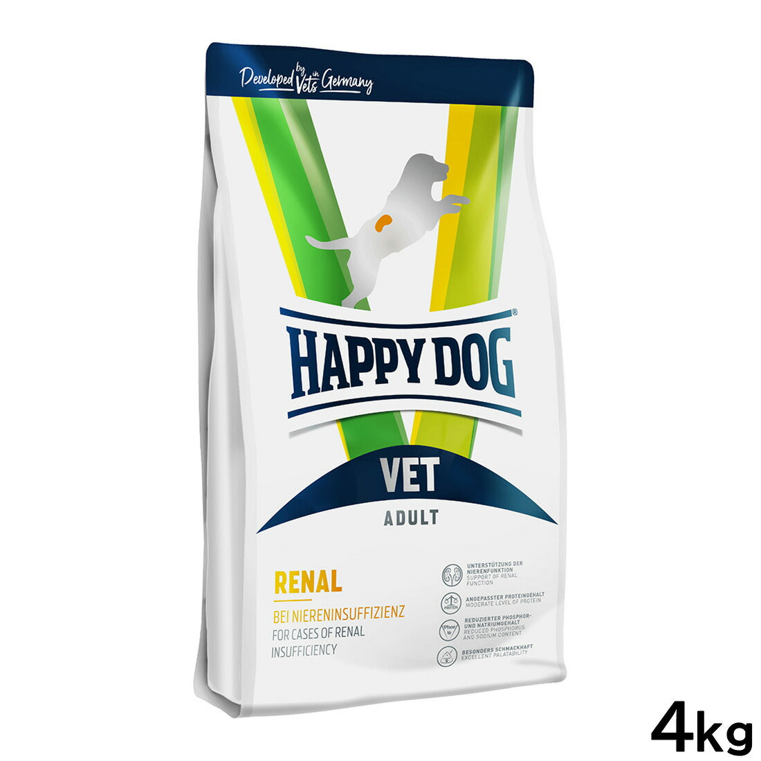 ハッピードッグ HAPPY DOG VET ドッグフード 犬用療法食 リーナル（腎臓ケア） 4kg【送料無料】