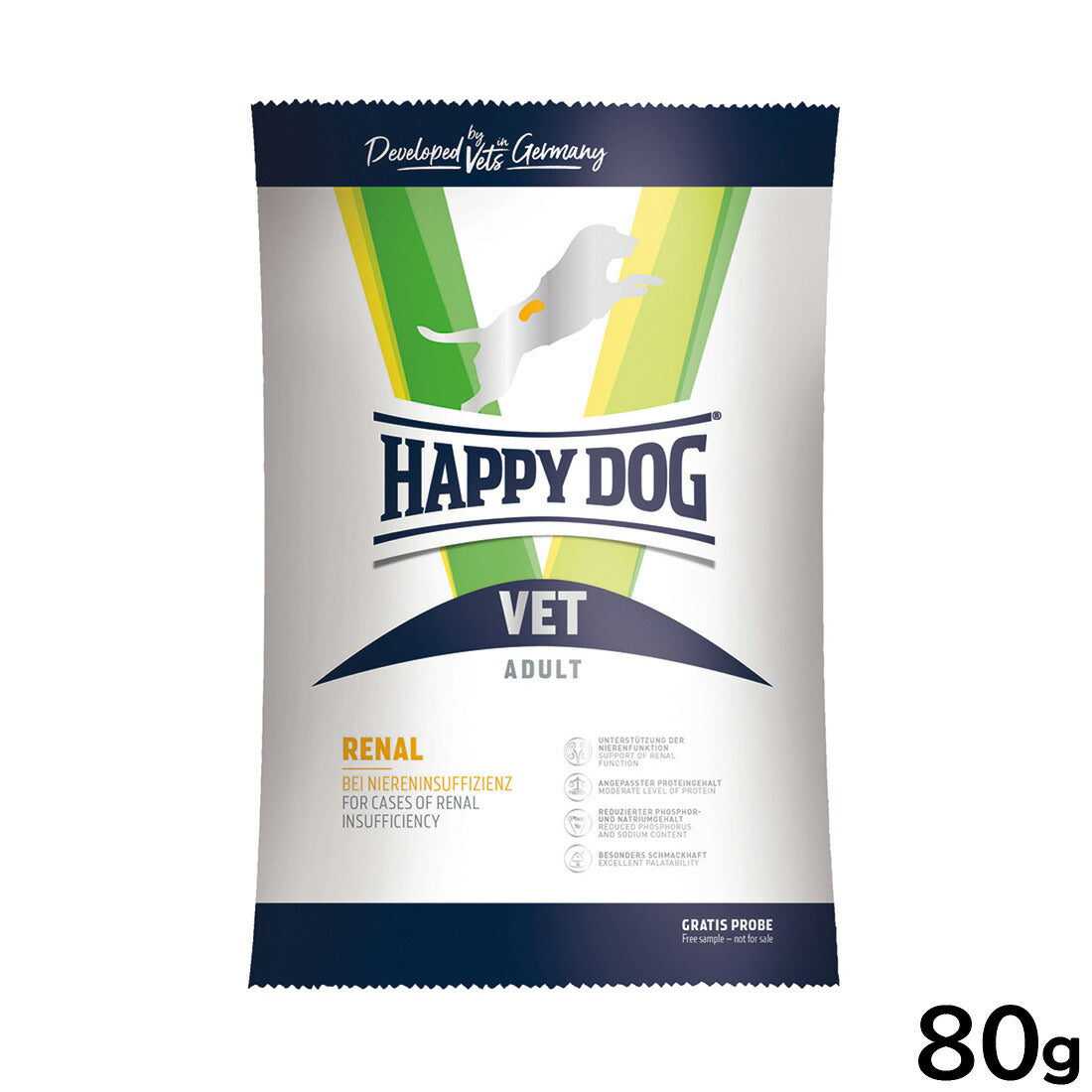 ハッピードッグ HAPPY DOG VET ドッグフード 犬用療法食 リーナル（腎臓ケア） 80g