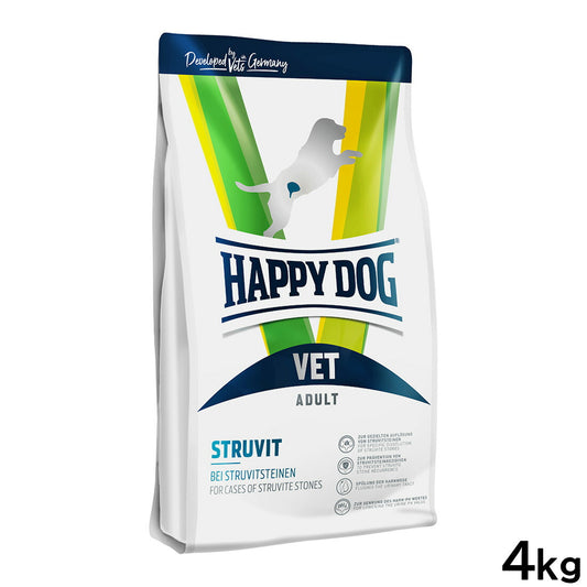 ハッピードッグ HAPPY DOG VET ドッグフード 犬用療法食 ストルバイト(尿石ケア) 4kg【送料無料】