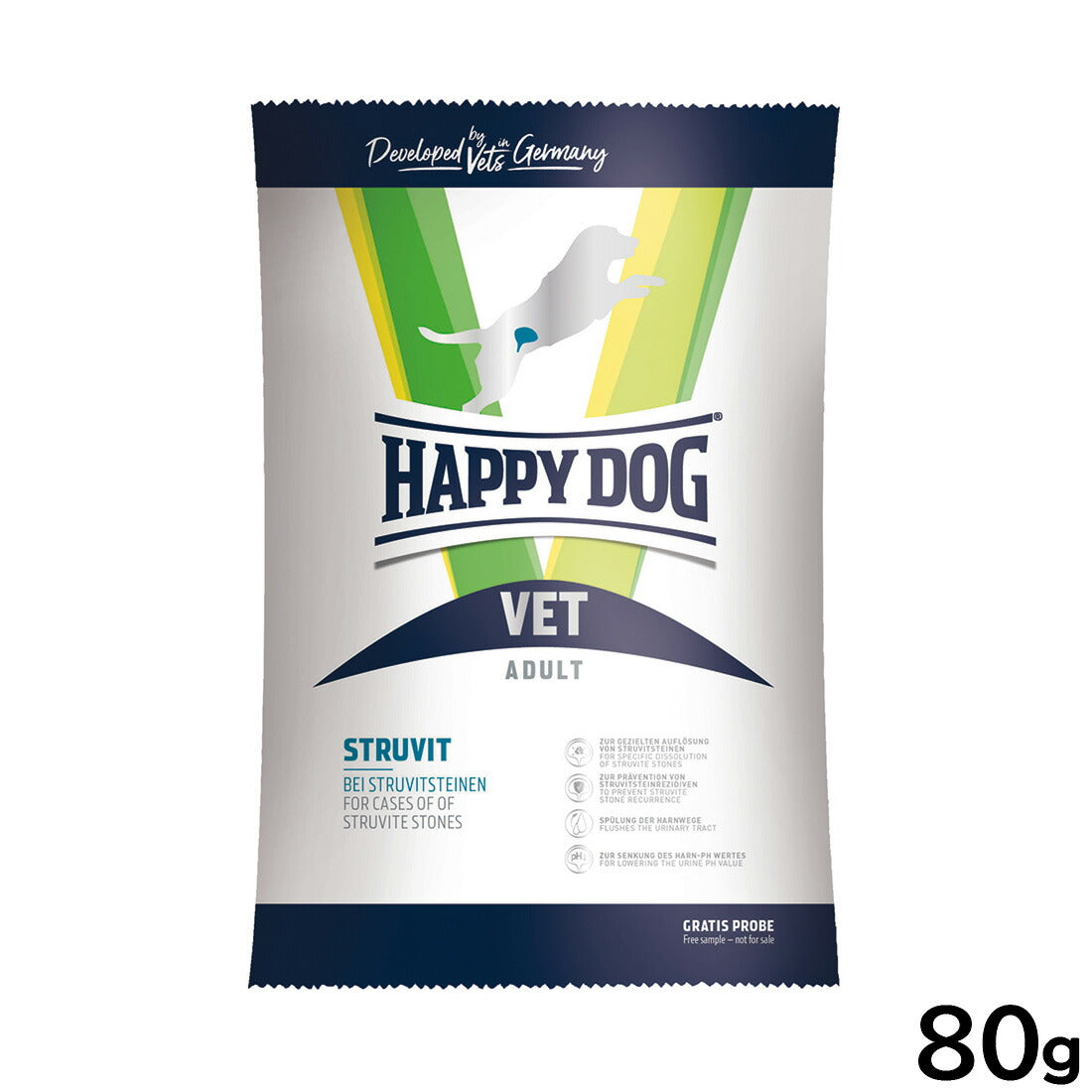 ハッピードッグ HAPPY DOG VET ドッグフード 犬用療法食 ストルバイト（尿石ケア） 80g