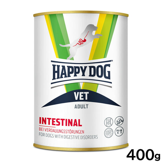 ハッピードッグ HAPPY DOG VET ドッグフード 犬用療法食 インテスティナル（消化器ケア）ウェット缶 400g